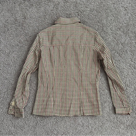 Campagnie Internationale Express Womens Size XS Shepherd Check Plaid Button Up - Picture 11 of 12